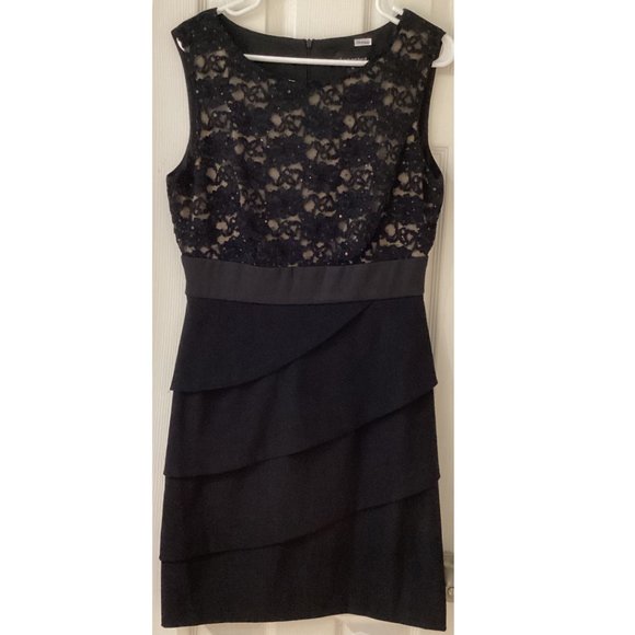 Black & Lace Cocktail Dress - Picture 4 of 4